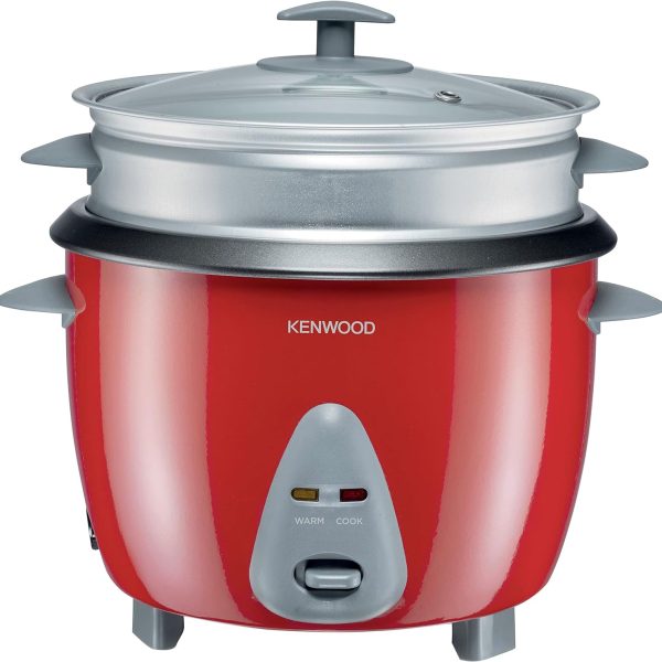 پلو پز KENWOOD 2-in-1 Rice Cooker 1.8L 10-Cups Rice with Food Steamer Basket