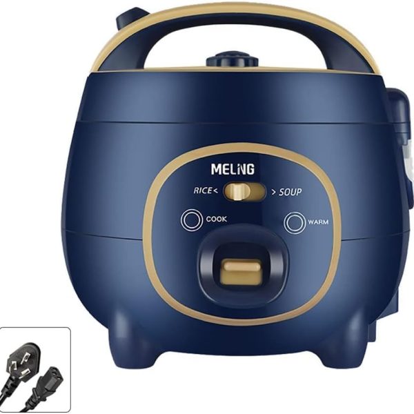 پلو پز 300W Mini Rice Soup Cooker Removable Nonstick Bowl With Water Level Indicator