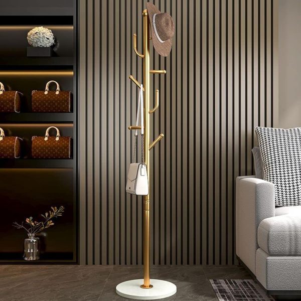 رگال LERFOT Coat Rack, Metal Coat Rack Freestanding with 7 Hooks