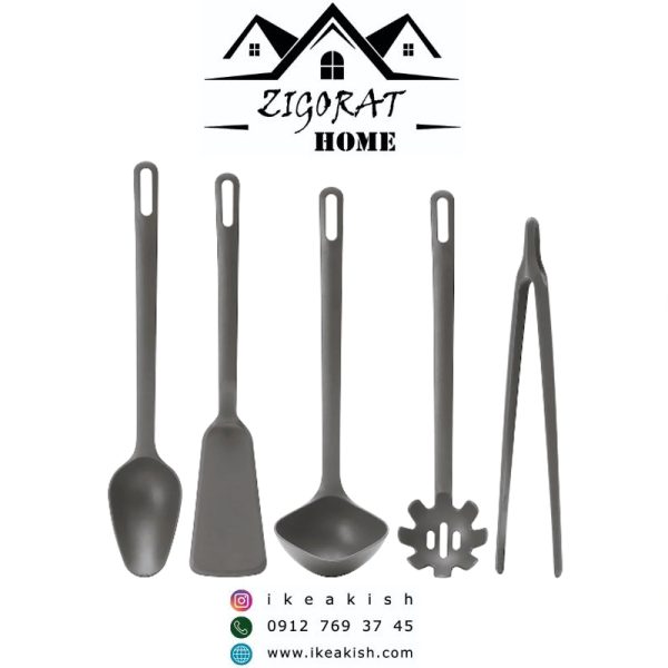 کفگیر و ملاقه 5 تایی ایکیا FULLÄNDAD IKEA