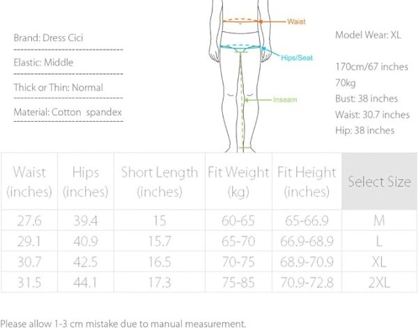 شلوارک ورزشی مردانه Dress Cici Polyester Gym Shorts for Men, 5 Inch Running Shorts, Comfy Loose Fit Athletic Shorts with Zip Pocket - تصویر 6